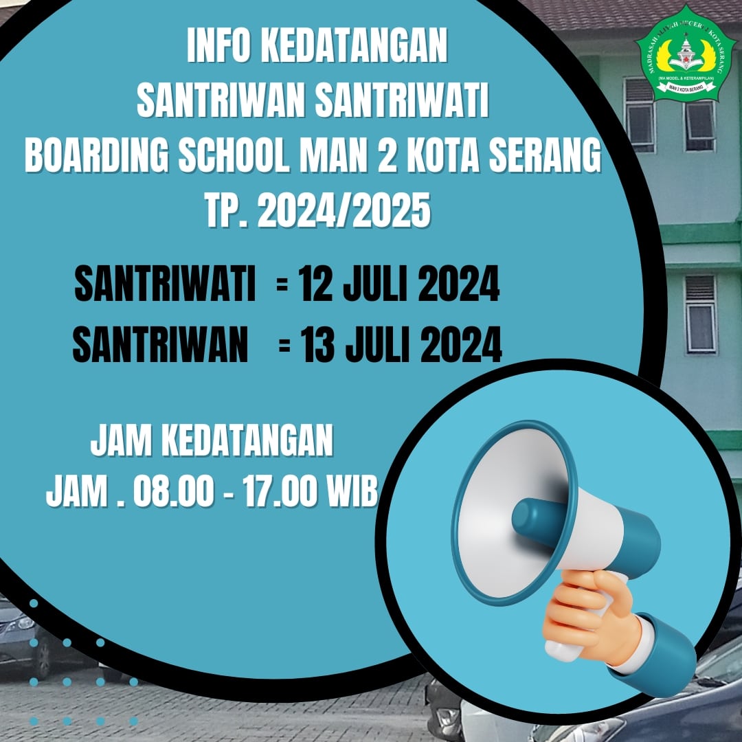 INFO KEDATANGAN SANTRI